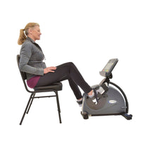PhysioTrainer PRO used for seated leg exercise