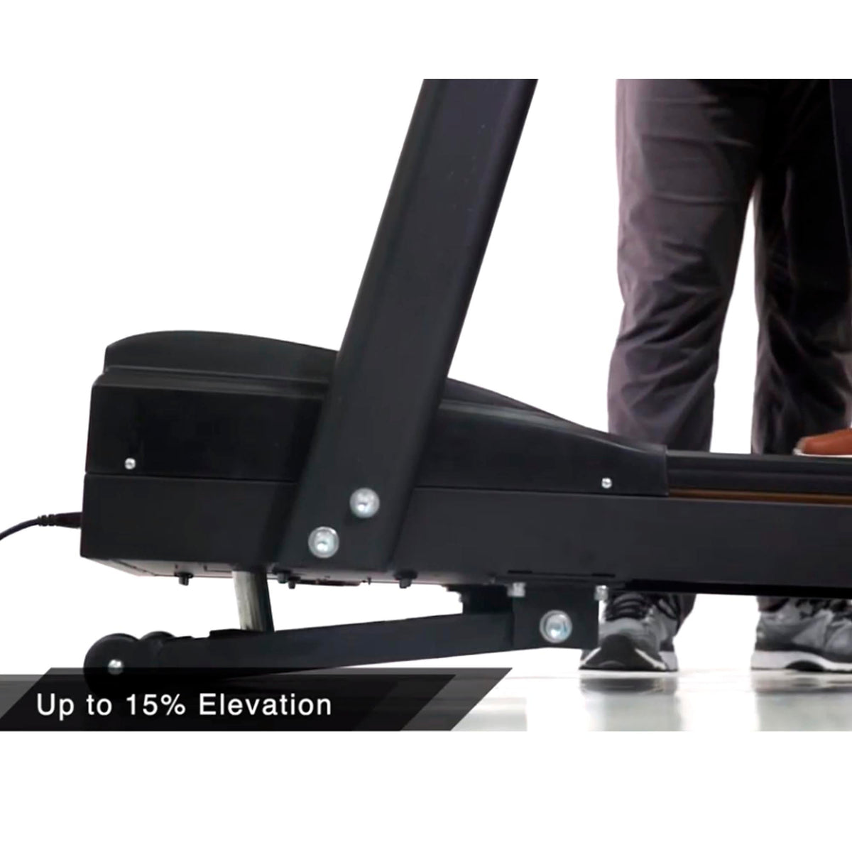 RehabMill walking deck at an incline