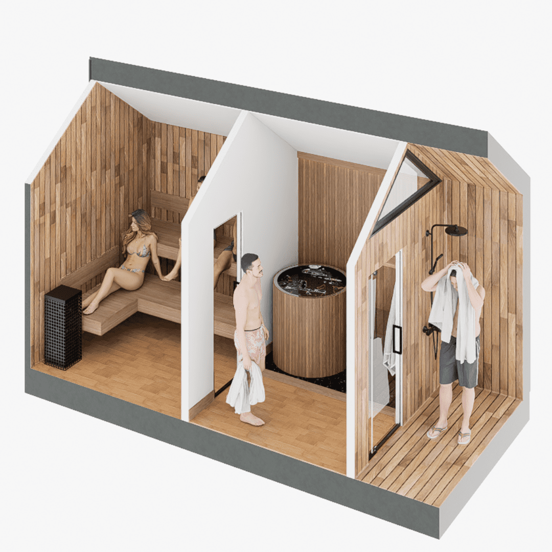 Sweaty Yeti Sauna Plus Barrel Plunge suite