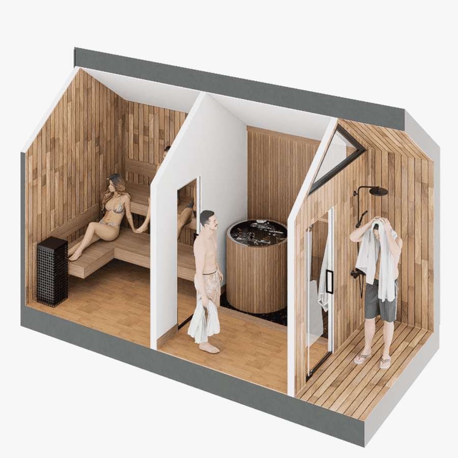 Sweaty Yeti Sauna Plus Barrel Plunge suite