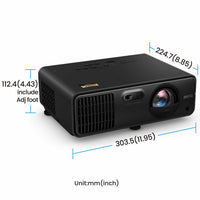 BenQ AH700ST 1080p Projector dimensions