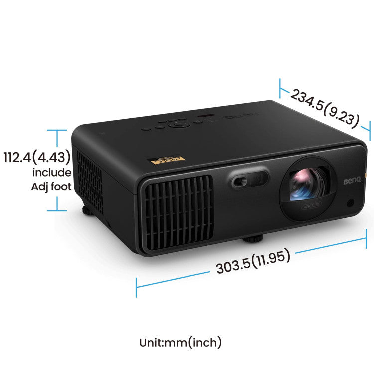 BenQ AK700ST 4K Projector dimensions