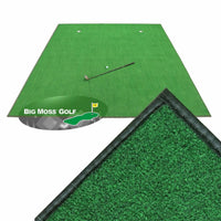 Big Moss Golf Simulator Turf with Big Moss Golf logo