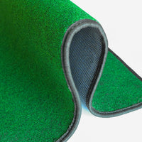Rolled edge of Big Moss Golf Simulator Turf
