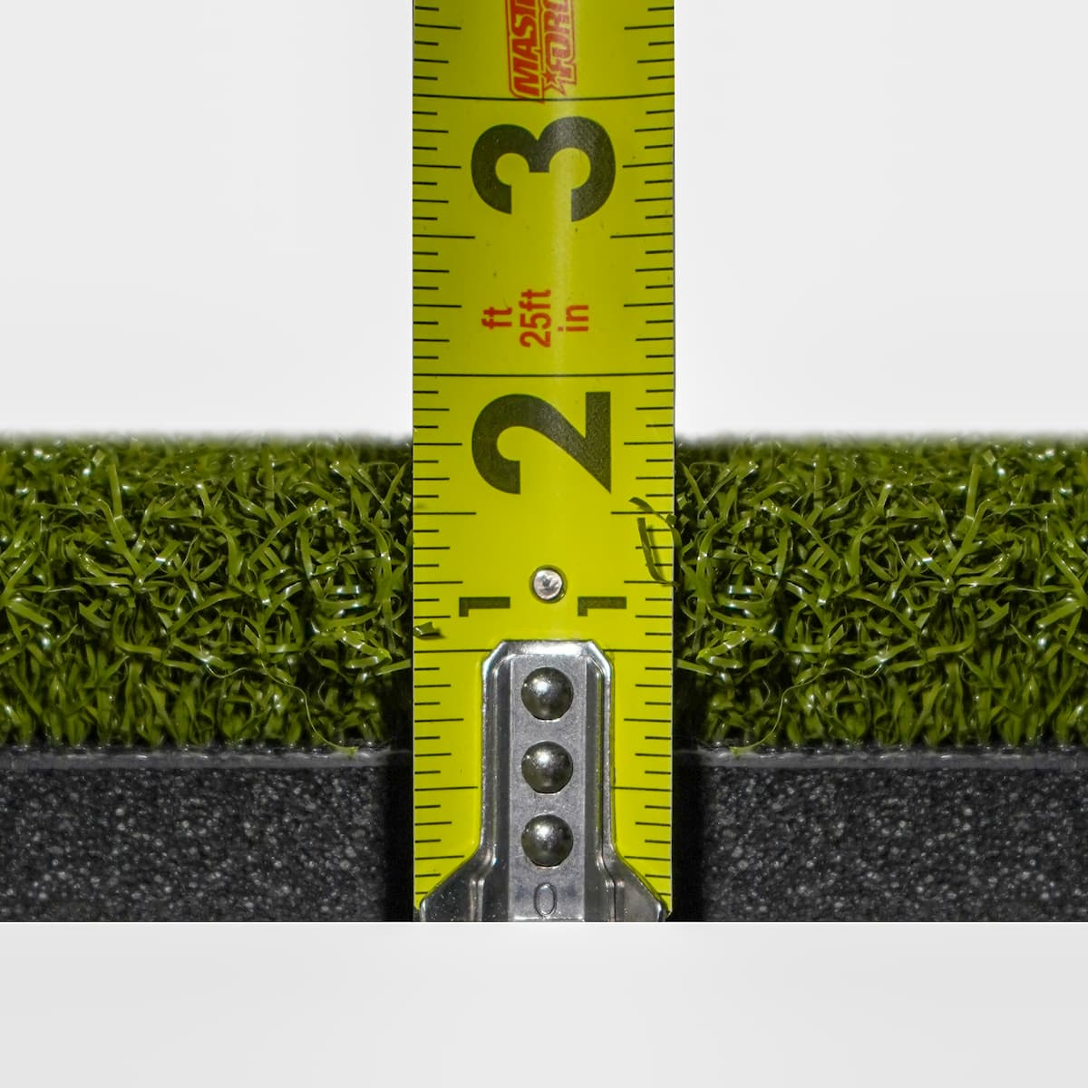 HotShot mat depth measured at 1.75 inches