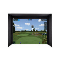 Carl's Place DIY Golf Simulator Enclosure Kit — Custom Sizing, Impact Screen, Made to Order, Home Simulator