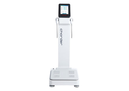 Charder MA801 professional body composition analyzer, white floor-standing unit