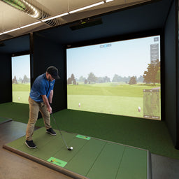 Carl's Place Pro Golf Simulator Enclosure Kit | Commercial Grade | Impact Screen