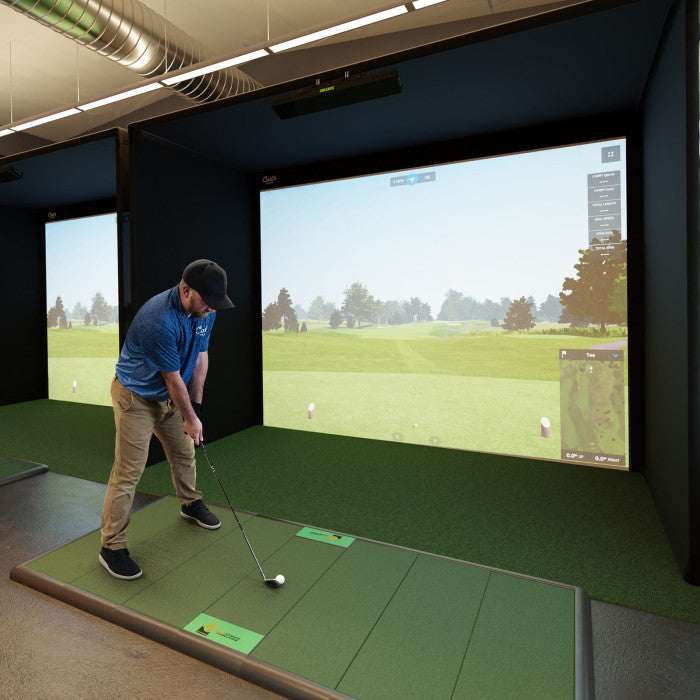 Carl's Place Pro Golf Simulator Enclosure Kit | Commercial Grade | Impact Screen
