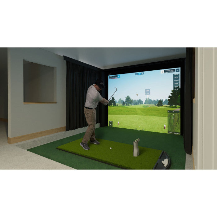 Carl's Place DIY Golf Simulator Enclosure Kit — Custom Sizing, Impact Screen, Made to Order, Home Simulator