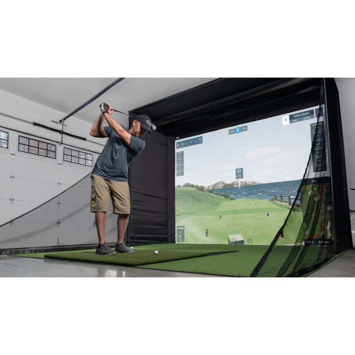 Carl's Place DIY Golf Simulator Enclosure Kit — Custom Sizing, Impact Screen, Made to Order, Home Simulator