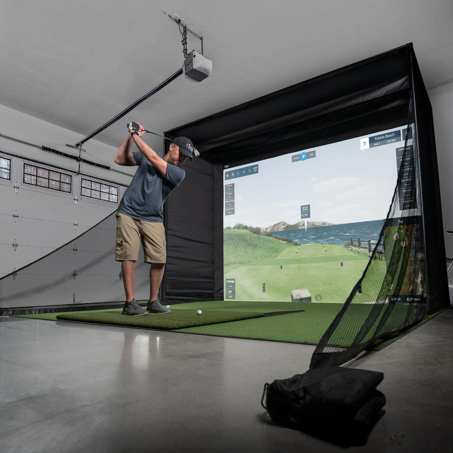 Carl's Place DIY Golf Simulator Enclosure Kit | Custom Sizing | Impact Screen