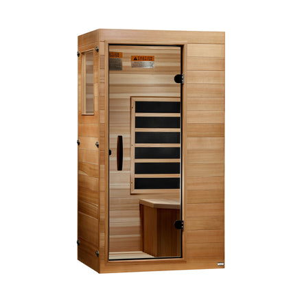 Dynamic 1 Person Compact Ultra Low EMF FAR Infrared Sauna – DYN-1101-01 Elite