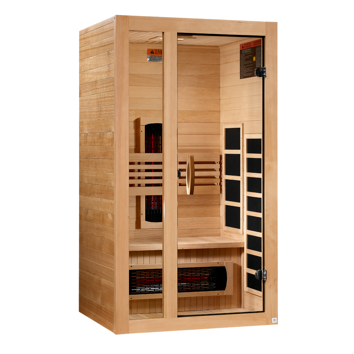 Dynamic Gracia 1-2 Person Full Spectrum Near Zero EMF Infrared Sauna