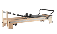 The Core Collab Eco Studio Full Track Pilates Reformer — Black