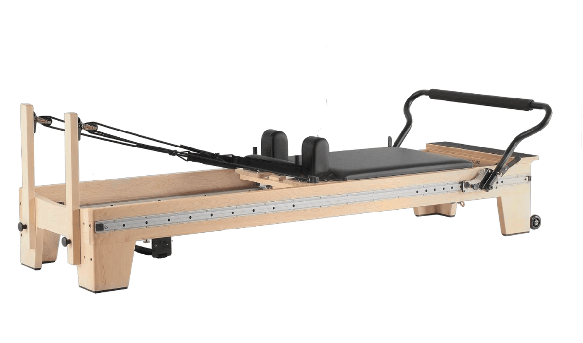 The Core Collab Eco Studio Full Track Pilates Reformer — Black