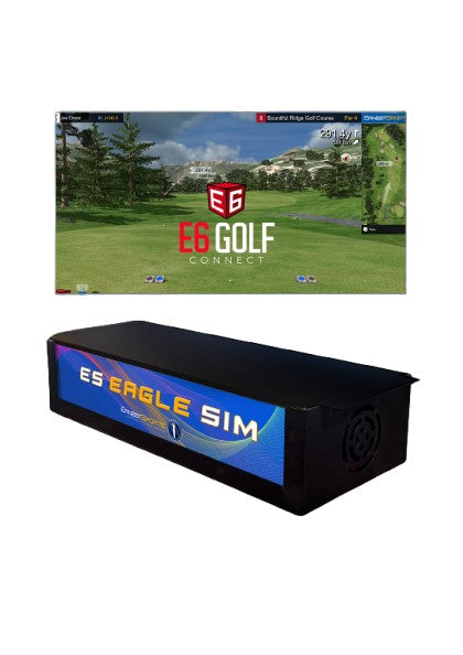 Ernest Sports ES Eagle Golf Simulator — Ceiling-Mounted, Dual Camera