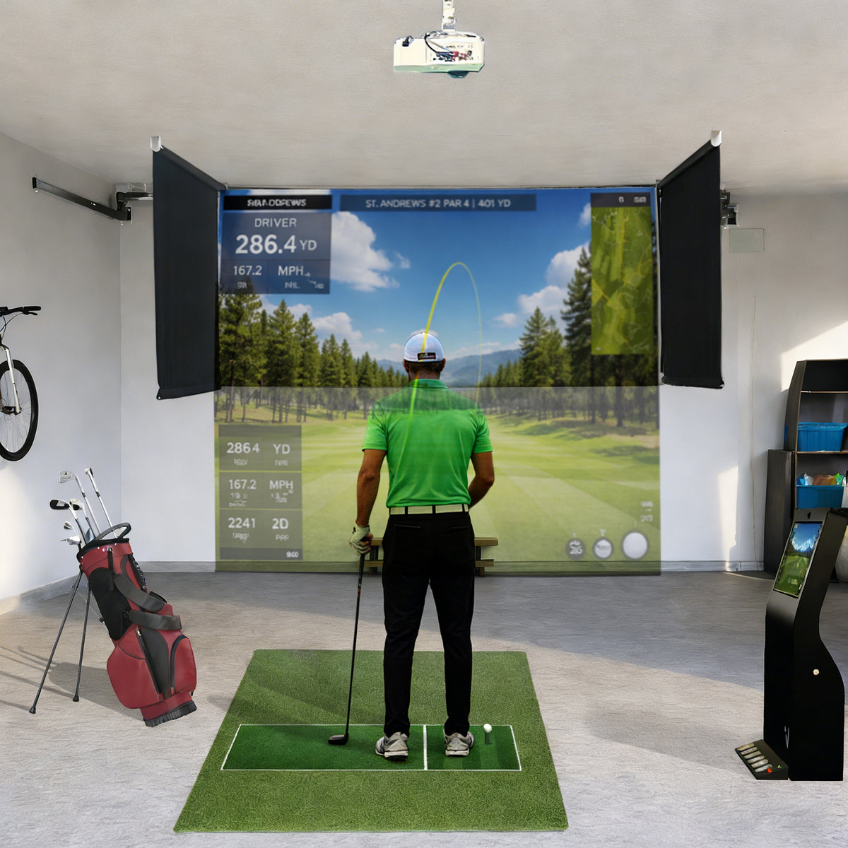 ImpactSports Motorized Golf Simulator Enclosure - image 1