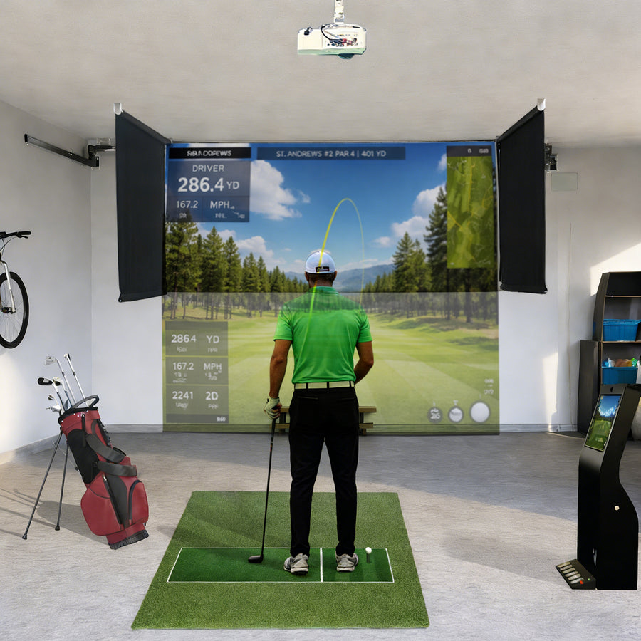 ImpactSports Motorized Golf Simulator Enclosure - image 1
