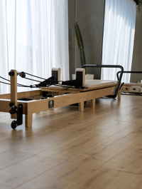The Core Collab Eco Foldable Pilates Reformer — Gray