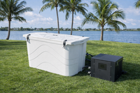 Frozin Complete Cold Plunge System - White Granite