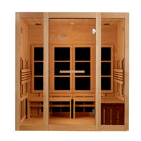 Golden Designs GDI-6880-03 FS 8 Person Full Spectrum Sauna front view