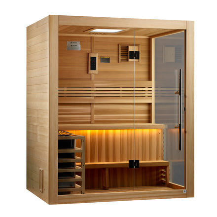 Golden Designs Hanko 2-3 Person Traditional Sauna