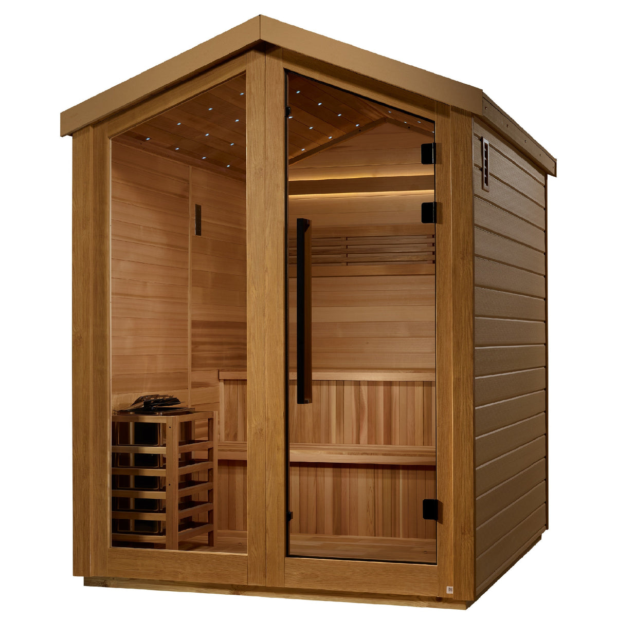 Golden Designs Kaarina 6 Person Barn Outdoor Traditional Sauna - image 2