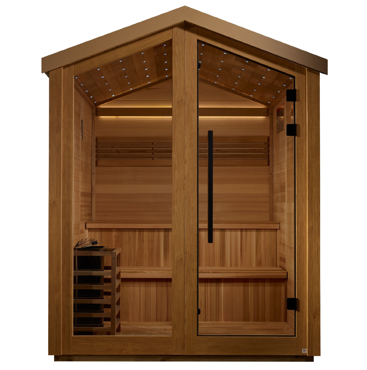 Golden Designs Kaarina 6 Person Barn Outdoor Traditional Sauna - image 3