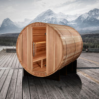 Golden Designs Klosters 6 Person Barrel Traditional Sauna - image 2