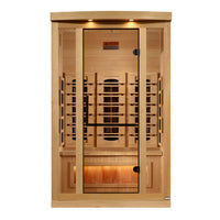 Golden Designs Reserve Edition 2 Person Full Spectrum Sauna with Himalayan Salt Bar - image 2