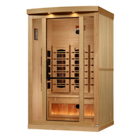 Golden Designs Reserve Edition 2 Person Full Spectrum Sauna with Himalayan Salt Bar - image 3