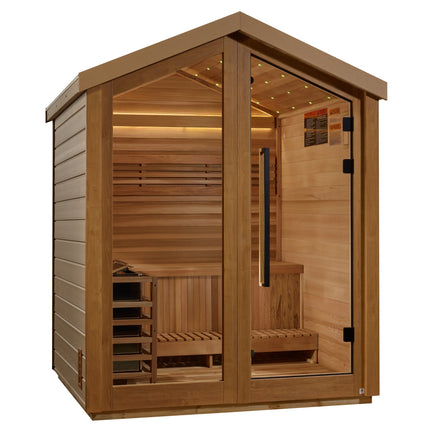 Golden Designs Savonlinna 3 Person Barn Outdoor Traditional Sauna