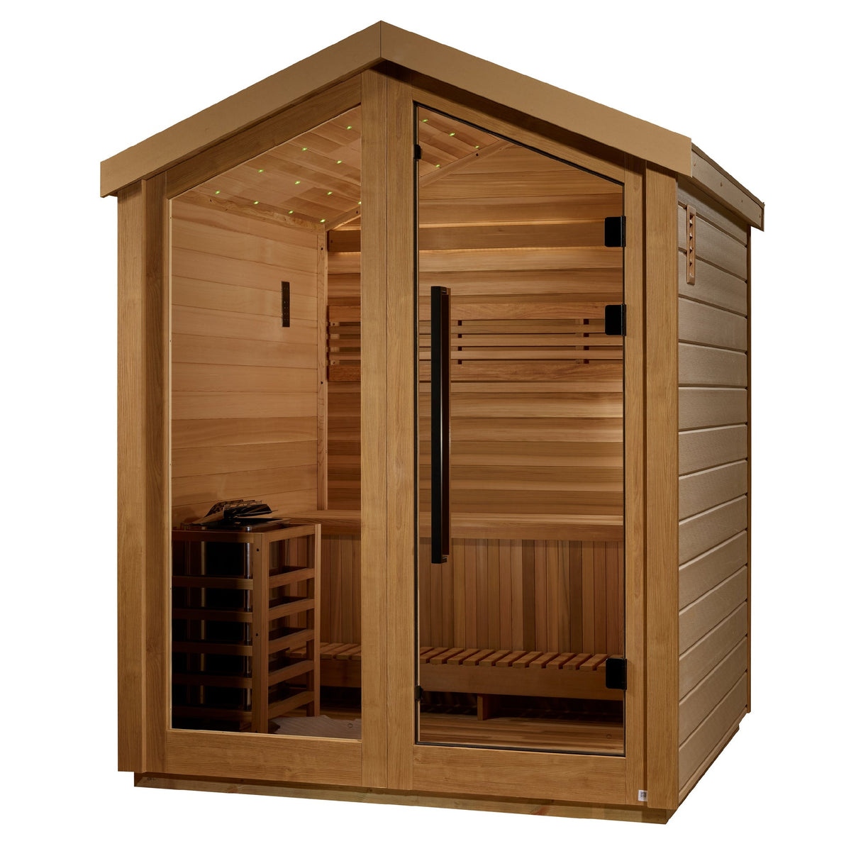 Golden Designs Savonlinna 3 Person Barn Outdoor Traditional Sauna - image 2
