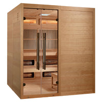 Golden Designs Toledo 6 Person Indoor Hybrid Sauna