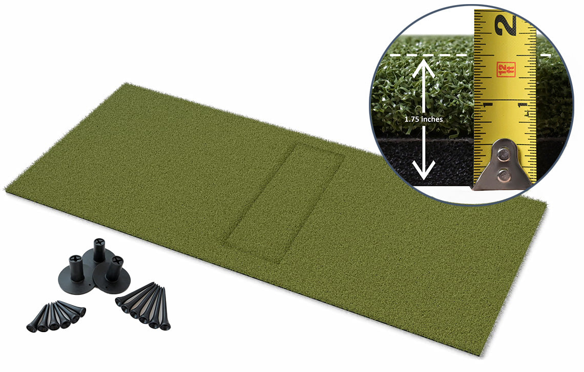 Carl's HotShot mat with tees feature shot