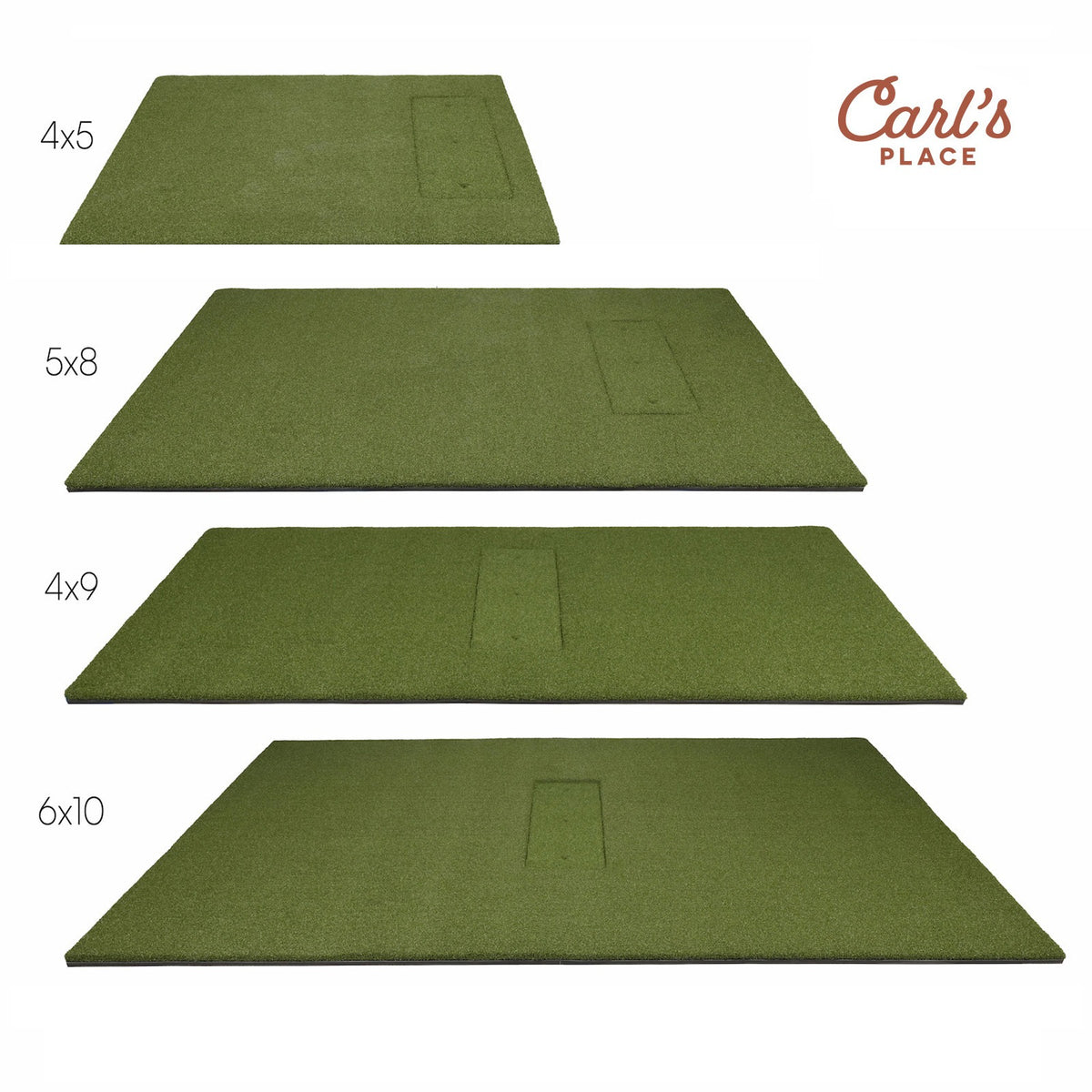 HotShot mat sizes: 4x5, 5x8, 4x9 and 6x10