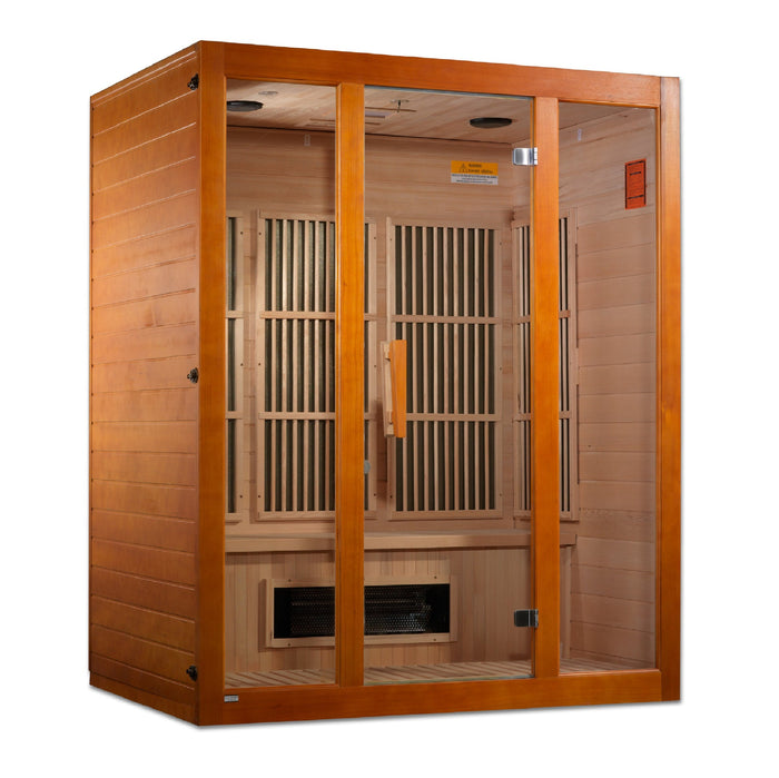 Maxxus Alpine Dual Tech 3 Person Low EMF FAR Infrared Sauna