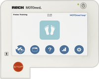 MOTOmed loop.l touchscreen controls