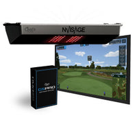NVISAGE N1 Launch Monitor — Overhead, 16 Data Points, Golf Simulator