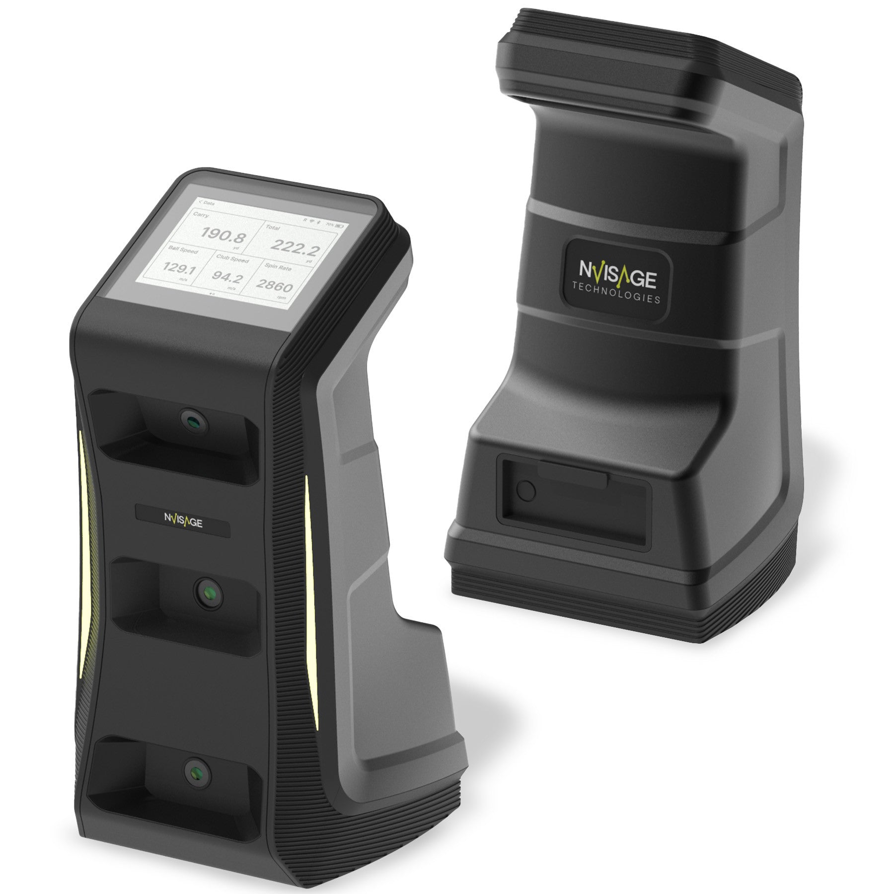 NVISAGE NEO-E Golf Launch Monitor — Ground Mount, Outdoor IP65, No Marked Balls, GSPro & E6 Compatible