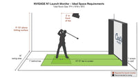 NVISAGE N1 Launch Monitor — Overhead, 16 Data Points, Golf Simulator