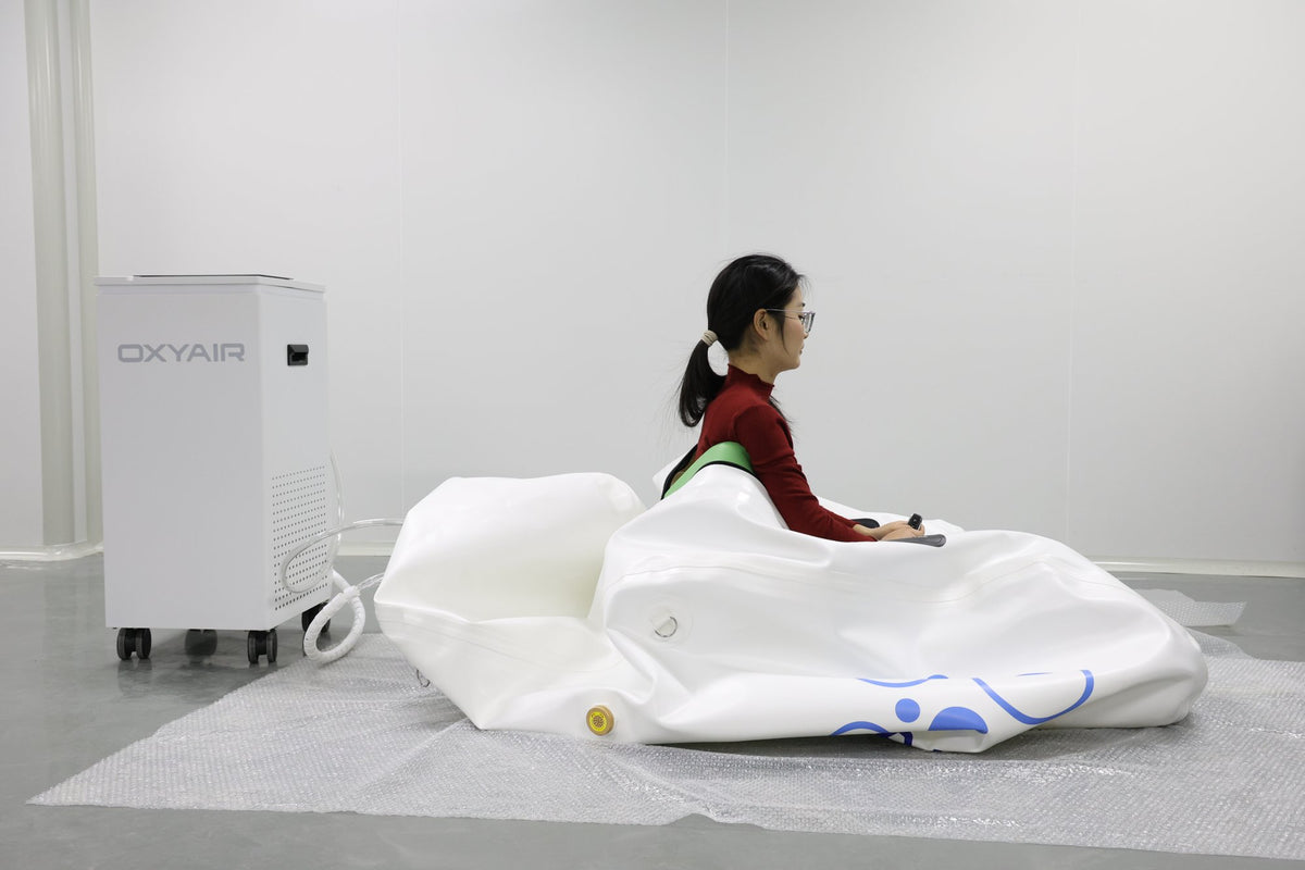 OxyAir OLV-RZ01 open chamber showing seated access