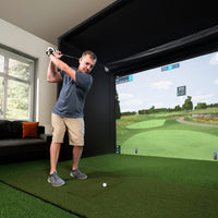 Carl's Place Pro Golf Simulator Enclosure Kit — Commercial Grade, Heavy-Duty Impact Screen, Professional