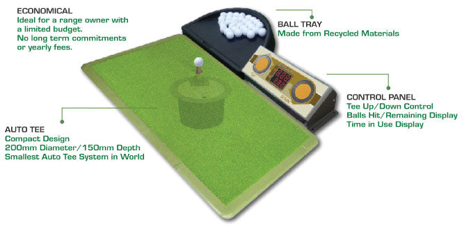 EZ-Shot Auto Tee System diagram