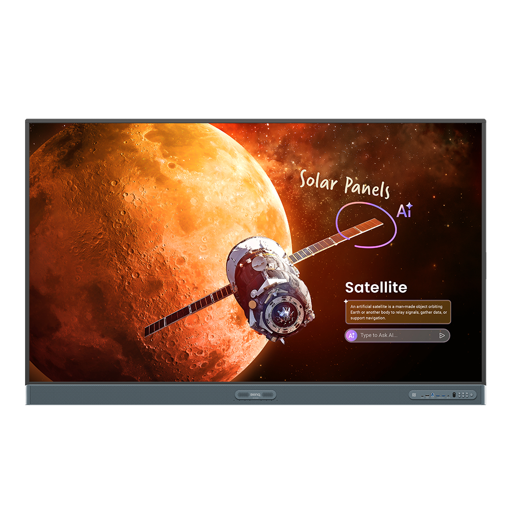 BenQ Board RP7505 75-inch interactive display, front view