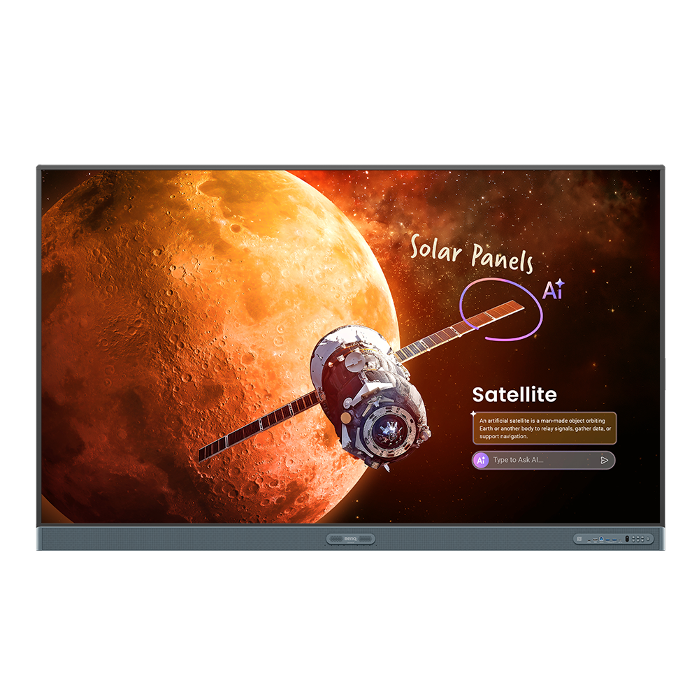 BenQ Board RP8605 86-inch interactive display, front view