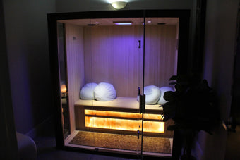 HaloSTAR Two-Person Salt Therapy Cabin
