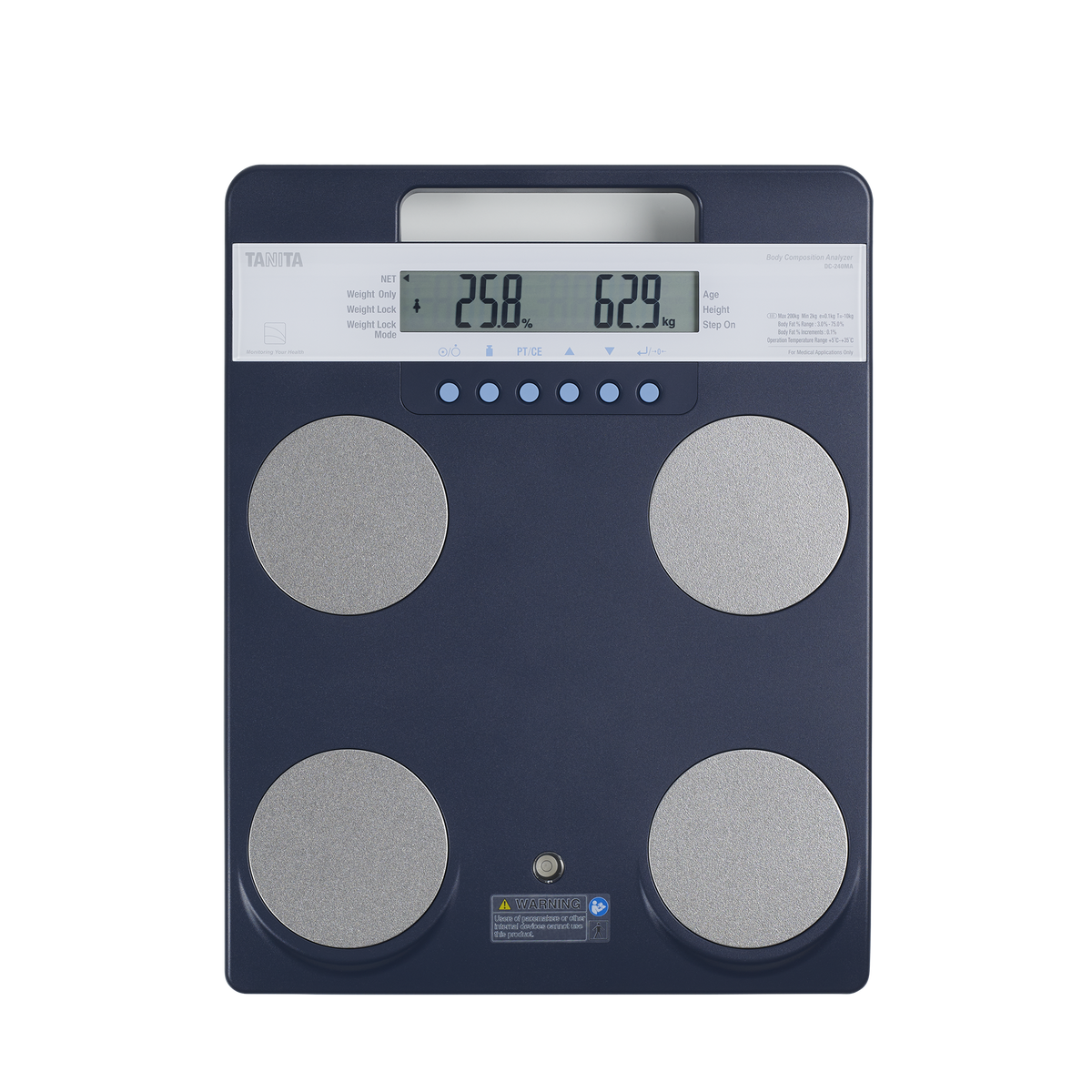 TANITA DC-240 top view