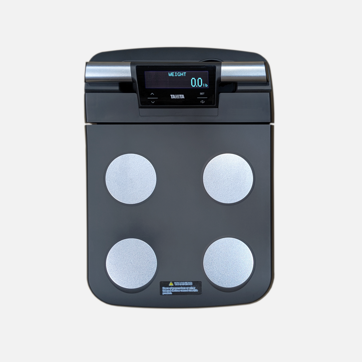 TANITA MC-580 segmental body composition scale top view